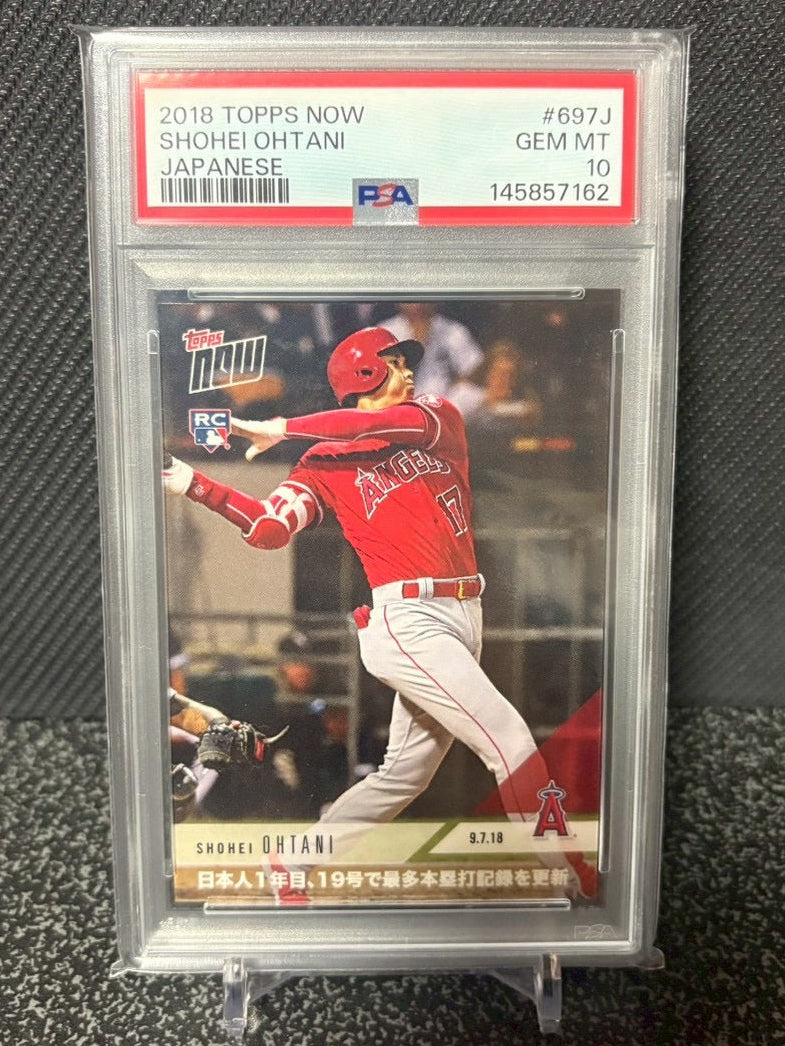 『PSA10』2018 Topps NOW SHOHEI OHTANI 大谷翔平 JAPANESE