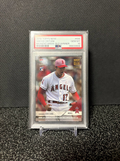 Topps 2018 大谷翔平 MOMENT/WEEK-GLD.WINNER PSA10