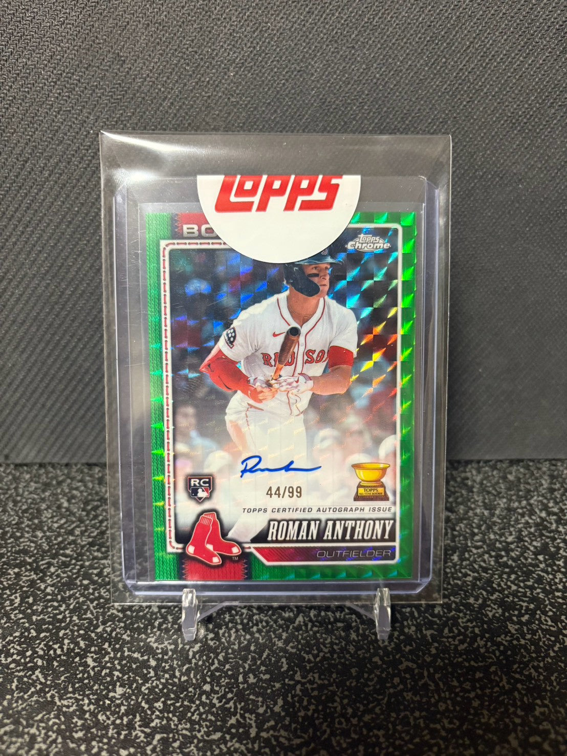 Topps chrome ROMAN ANTHONY RC auto /99 ロマン・アンソニー ルーキー直筆サイン 99枚限定