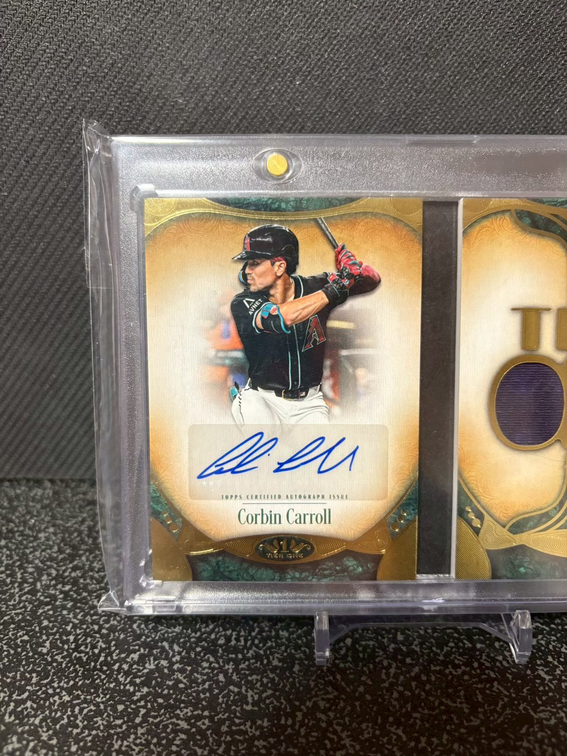 Topps Tier1 コービン・キャロル 直筆サインブックレット 49枚限定 Corbin CARROLL auto /49