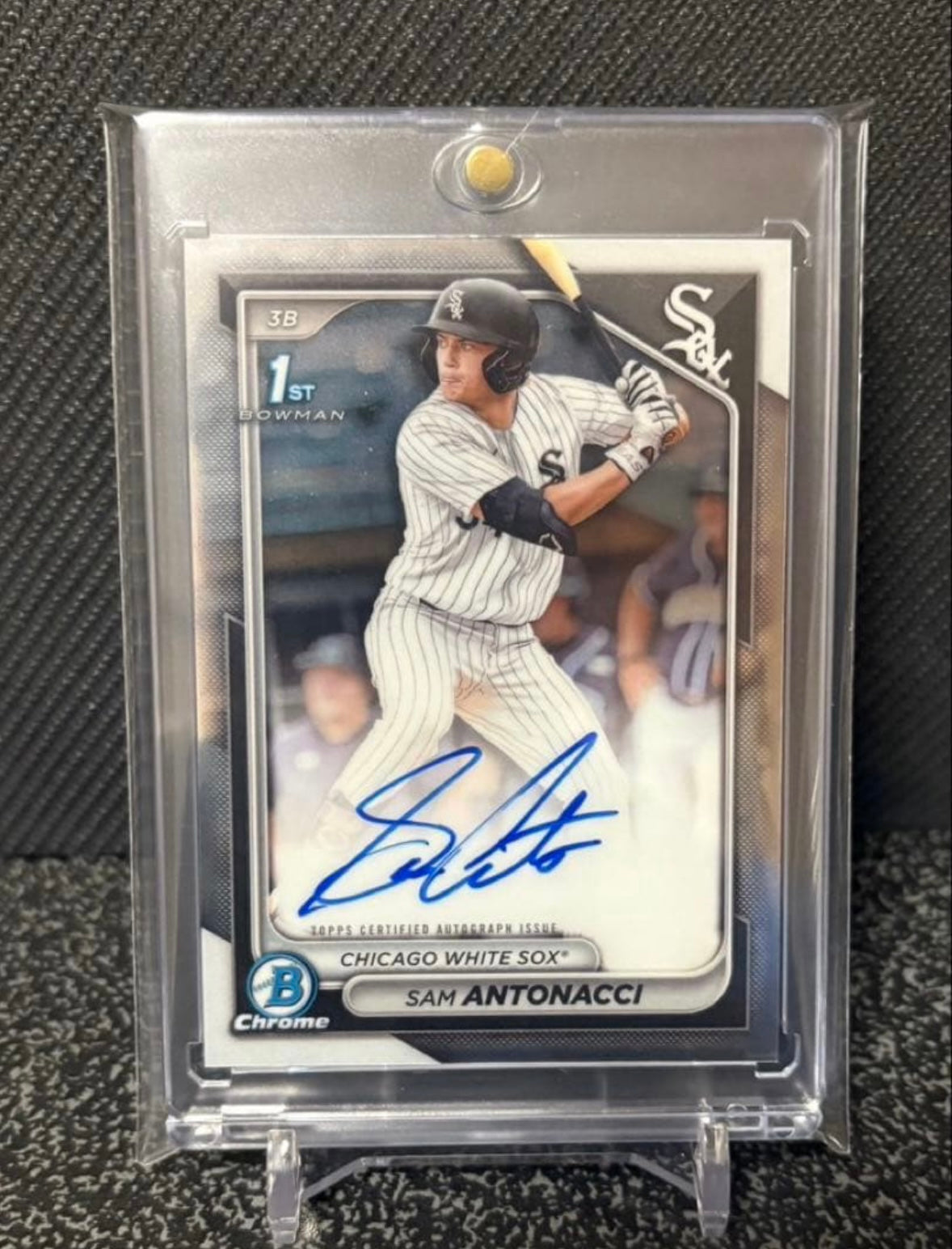 Topps Chrome 1st Bowman Sam Antonacci autograph