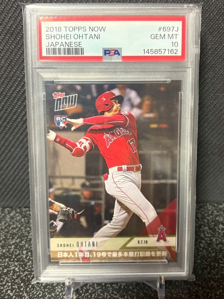 『PSA10』2018 Topps NOW SHOHEI OHTANI 大谷翔平 JAPANESE
