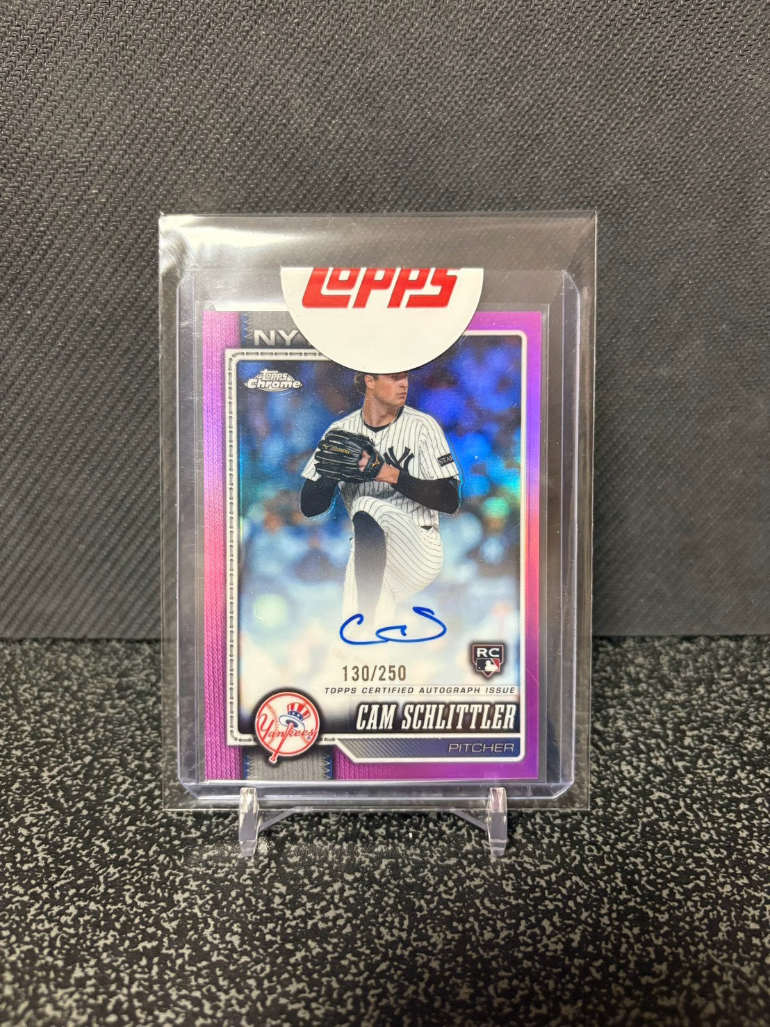 Topps chrome キャム・シュリットラー RC 直筆サイン 250枚限定 CAM SCHLITTLERRC auto /250