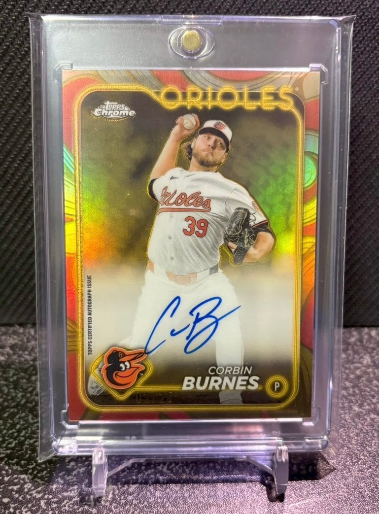 Topps Chrome 2024 CORBIN BURNES AUTOGRAPH /25