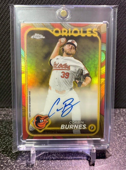Topps Chrome 2024 CORBIN BURNES AUTOGRAPH /25