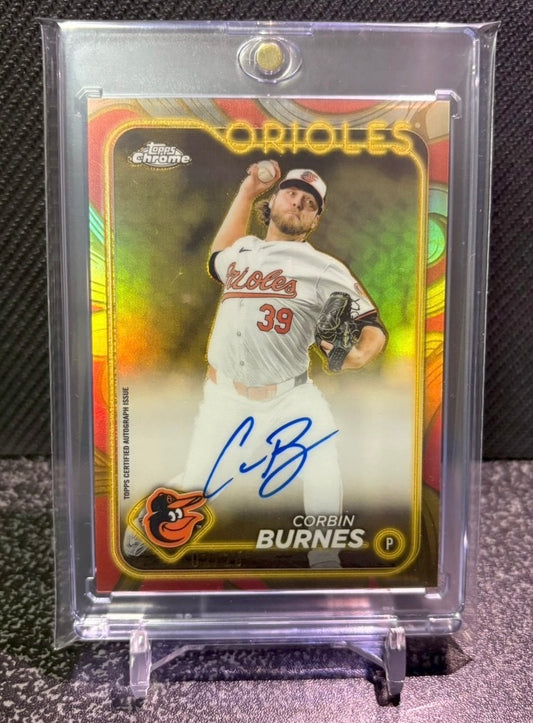 Topps Chrome 2024 CORBIN BURNES AUTOGRAPH /25