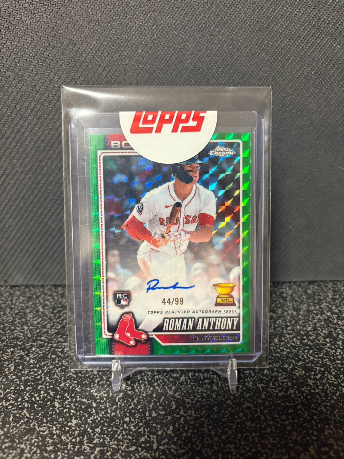 Topps chrome ROMAN ANTHONY RC auto /99 ロマン・アンソニー ルーキー直筆サイン 99枚限定