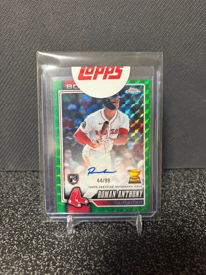 Topps chrome ROMAN ANTHONY RC auto /99 ロマン・アンソニー ルーキー直筆サイン 99枚限定