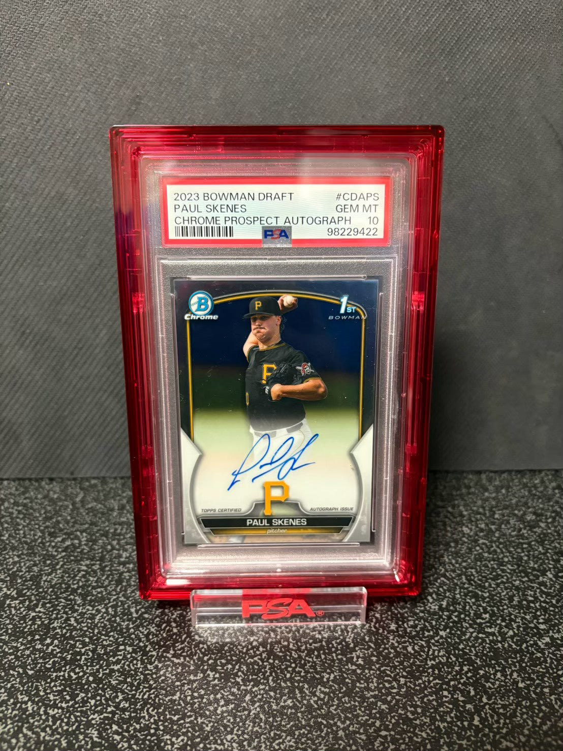 Topps bowman PAUL SKENES 1st bowman auto PSA10 ポール・スキーンズ 直筆サイン PSA10