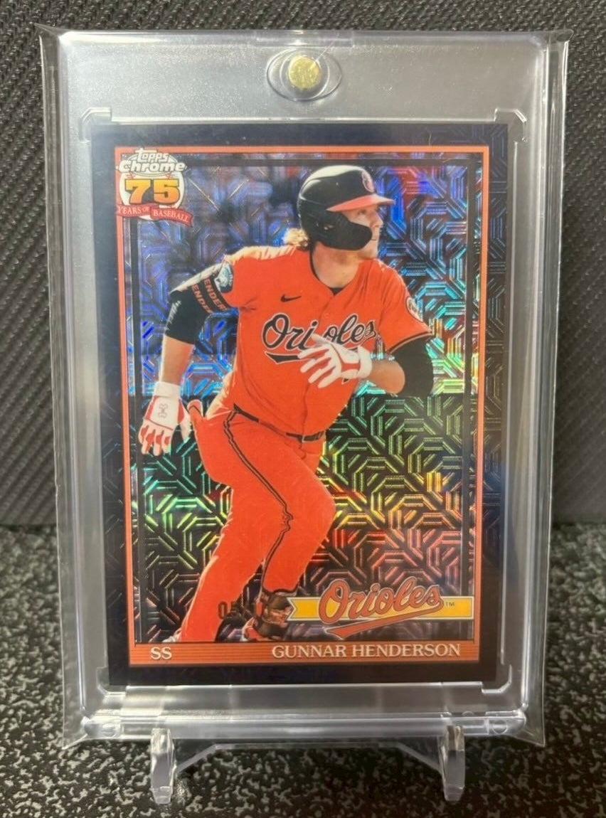 Topps Chrome GUNNAR HENDERSON /10 BLACK