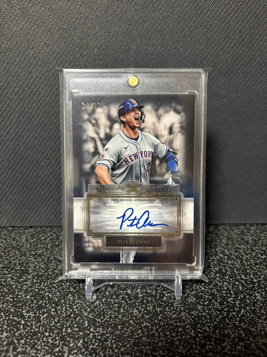 Topps DEFINITIVE PETE ALONSO auto /10 ピート・アロンソ 直筆サイン 10枚限定