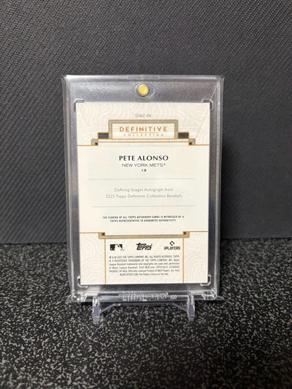 Topps DEFINITIVE PETE ALONSO auto /10 ピート・アロンソ 直筆サイン 10枚限定