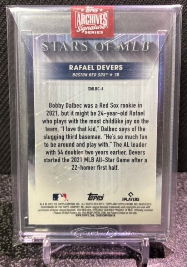 Topps2023 ARCHIVES SIGNATURE SERIES RAFAEL DEVERS AUTO 1/1