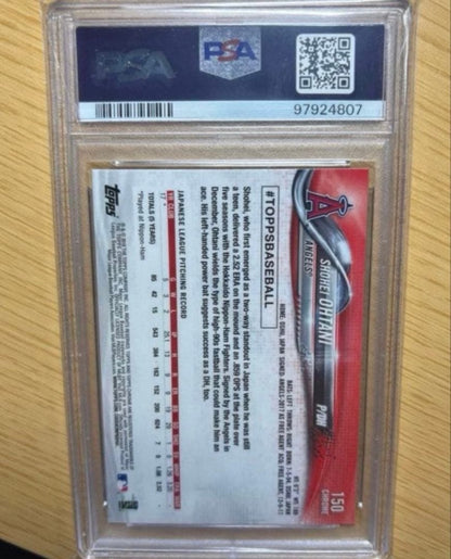 『PSA10』2018 Topps Chrome SHOHEI OHTANI 大谷翔平 PITCHING