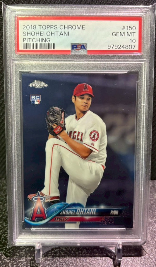 『PSA10』2018 Topps Chrome SHOHEI OHTANI 大谷翔平 PITCHING