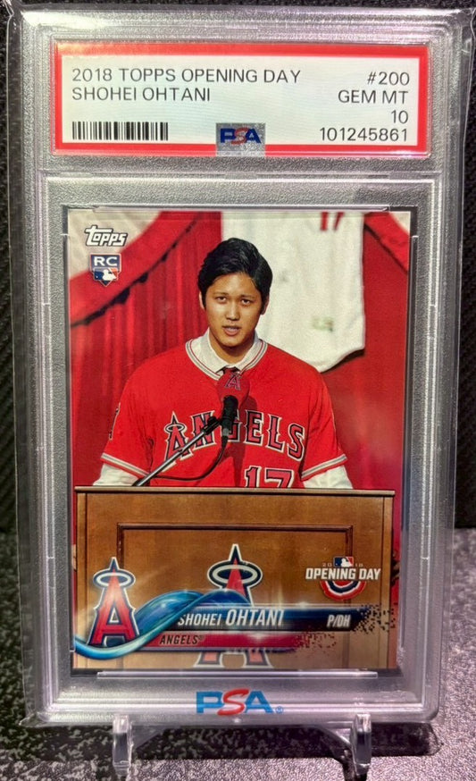 『PSA10』2018 Topps SHOHEI OHTANI 大谷翔平 OPENING DAY